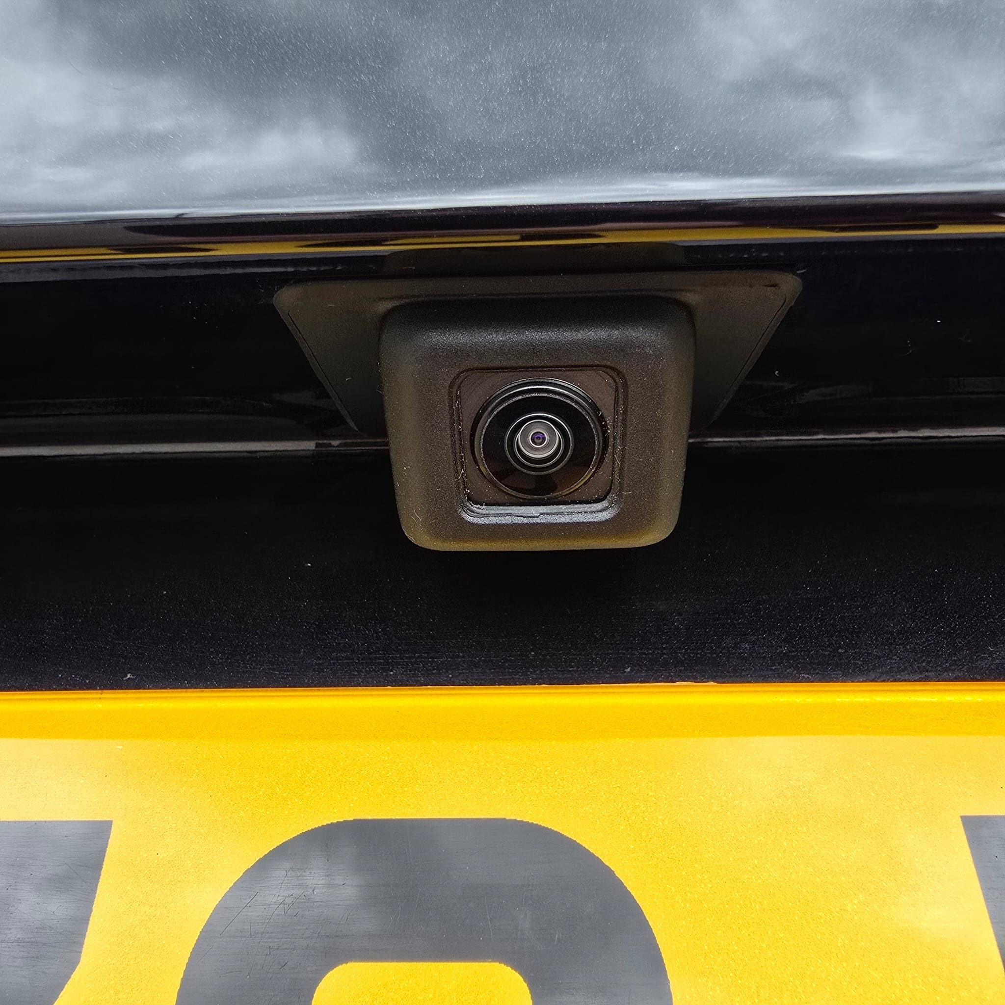 VW T6.1 Highline reversing camera and parking assist retrofit view