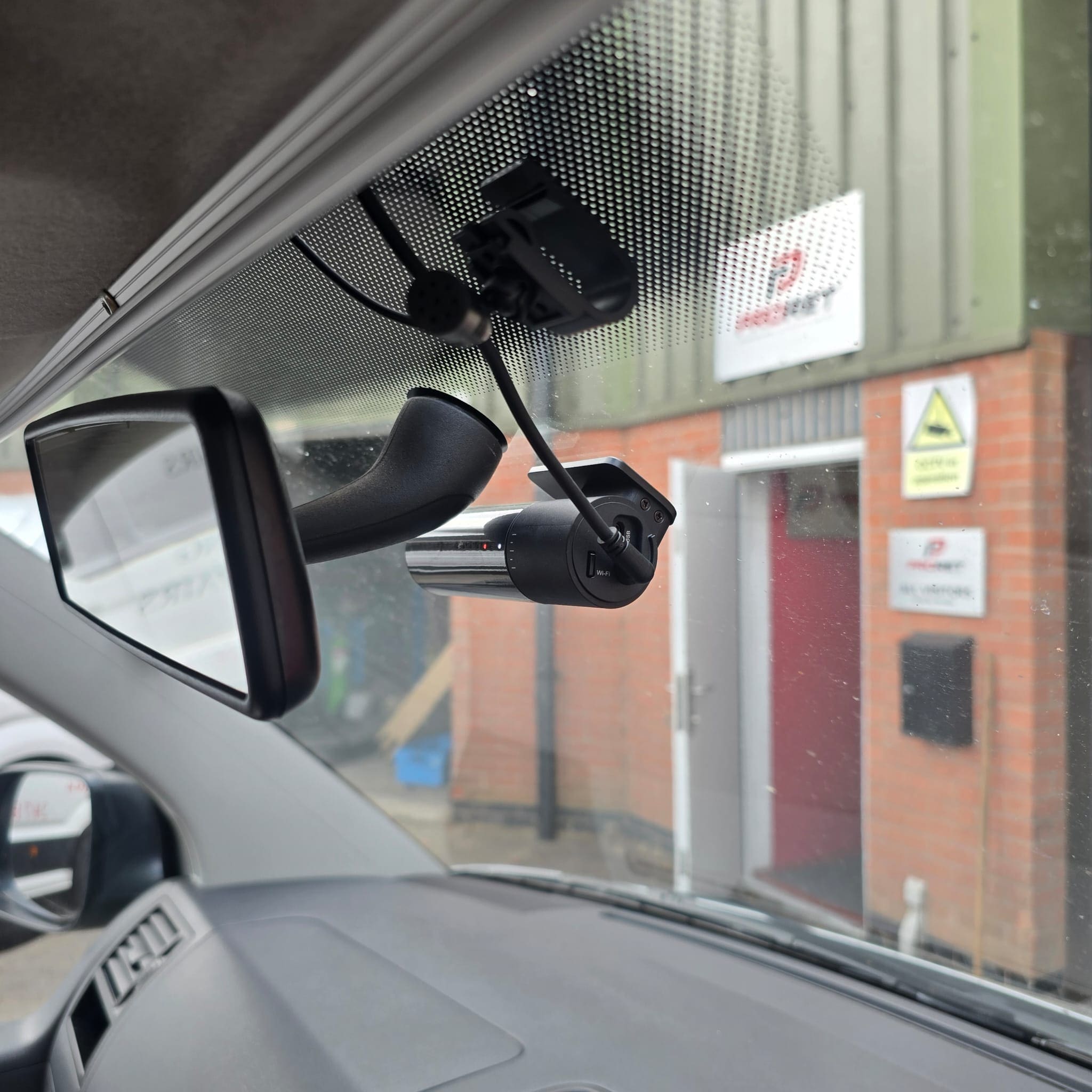 Completed VW Transporter motorhome upgrade with Pioneer DA77DAB, rear-view camera, and front dash cam