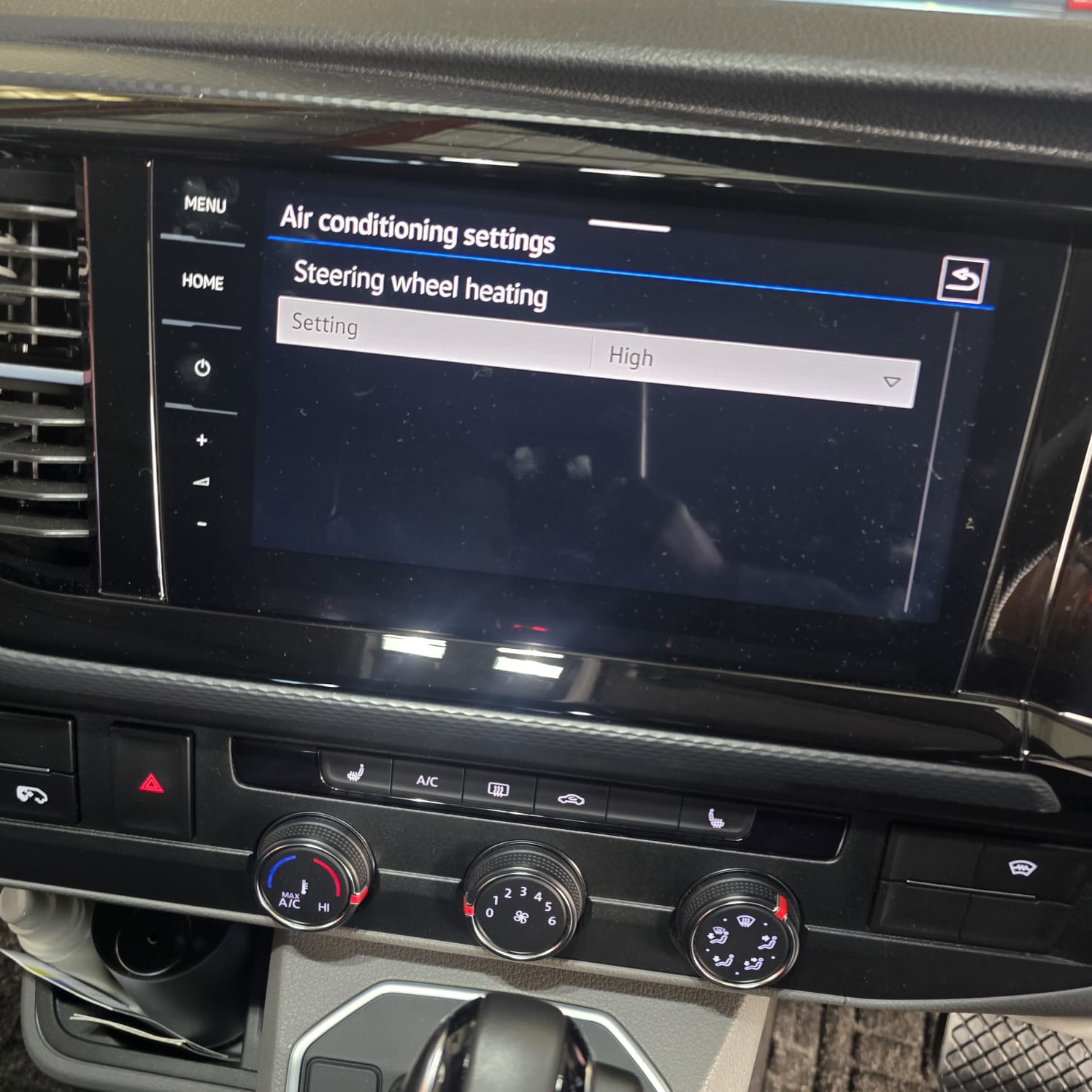 Winter-ready VW T6.1 steering wheel upgrade