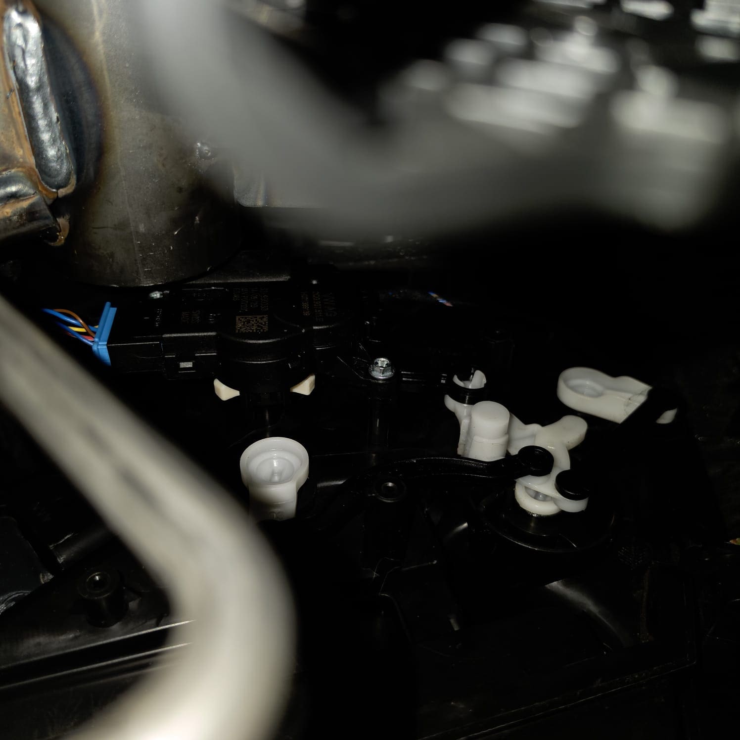 VW Transporter T6.1 in for heater repair after temperature controls stopped responding properly