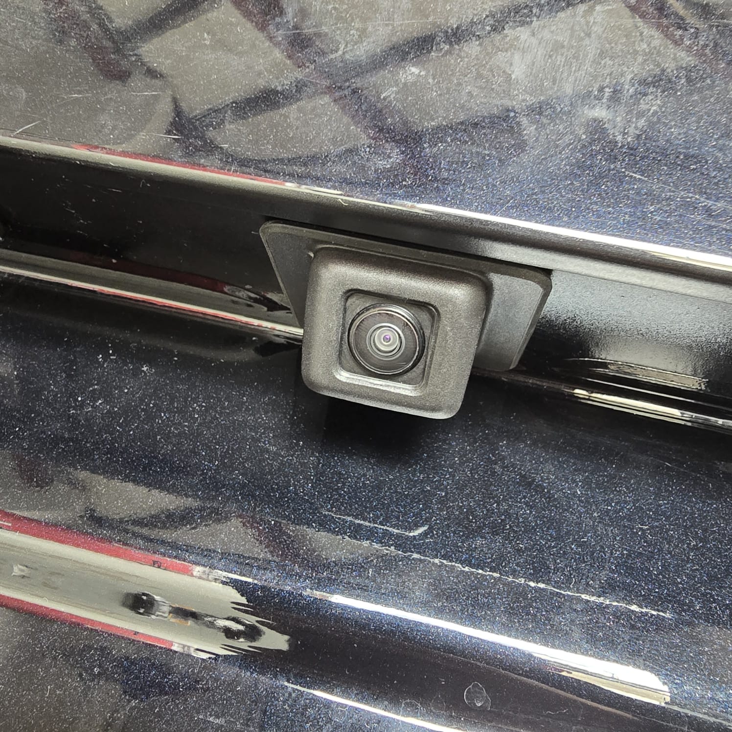 OEM VW T6.1 Rear Camera Retrofit with Dynamic Parking Lines