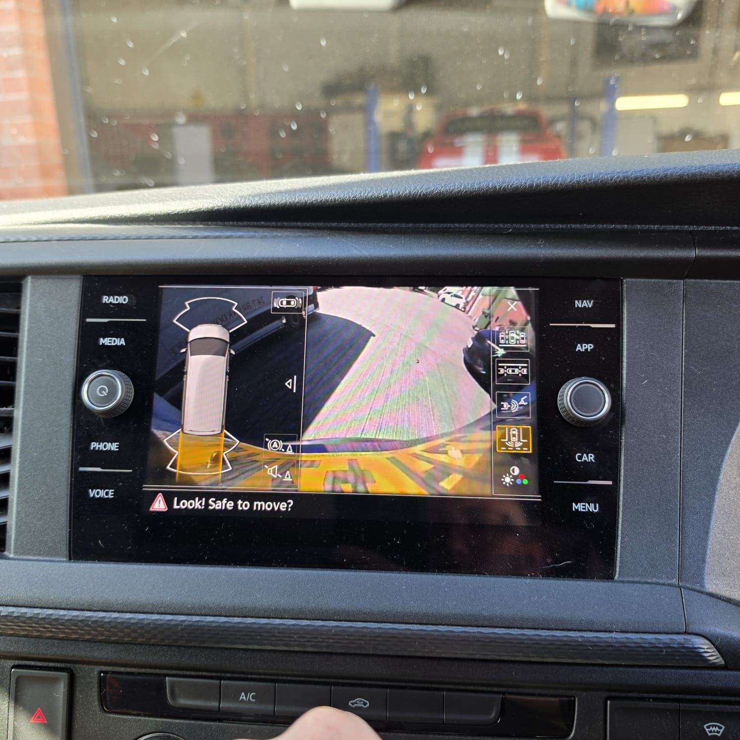VW Transporter T6.1 Highline rear camera retrofit installed on camper van