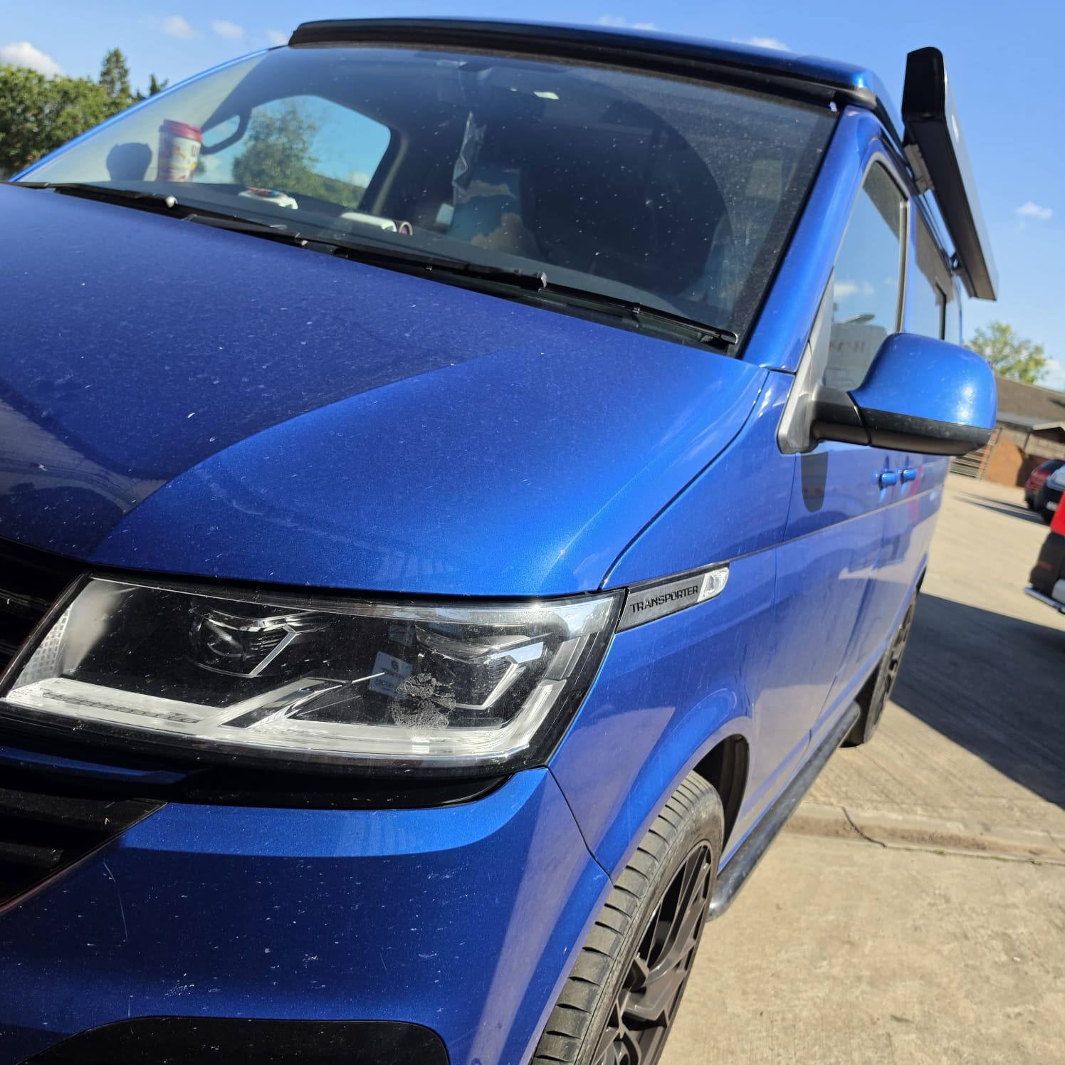 Multiple parking modes shown after T6.1 rear camera retrofit