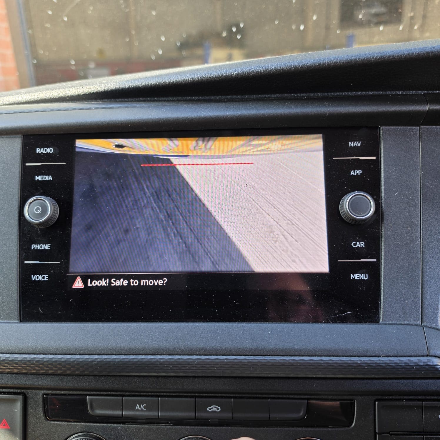 Pop top camper van with VW Transporter T6.1 rear view camera upgrade