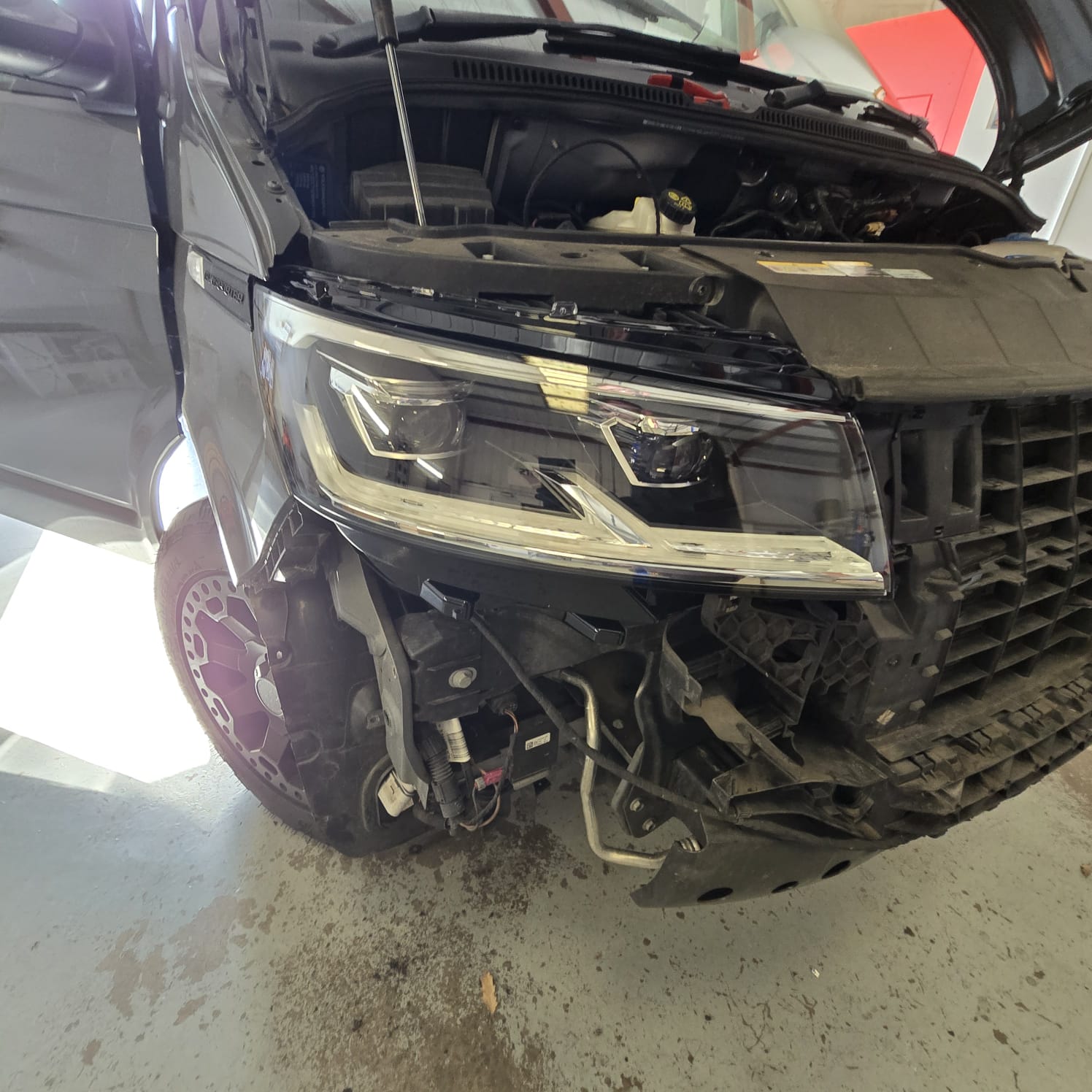 VW Transporter T6.1 LED headlight retrofit brightens up UK roads