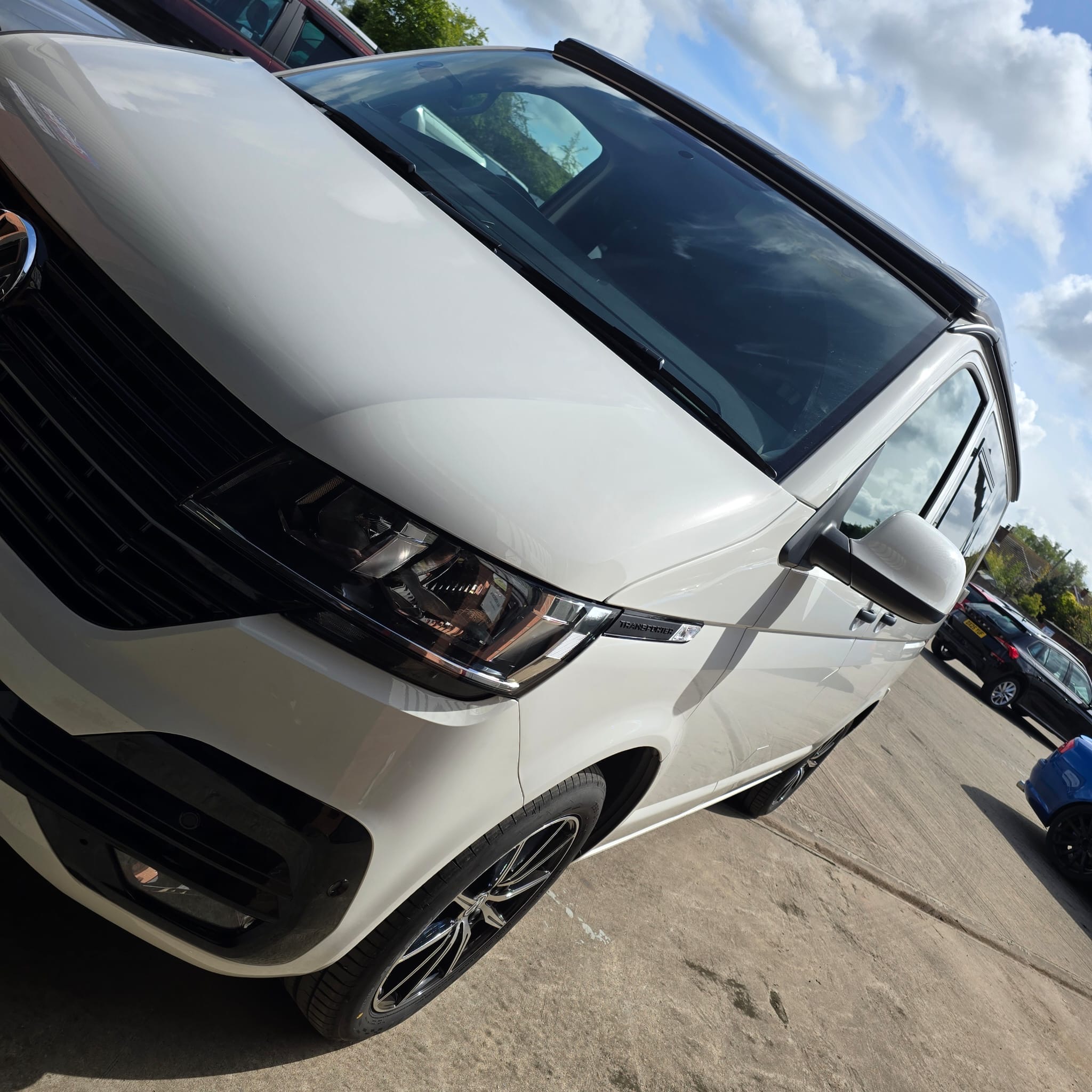 VW Transporter T6.1 soft-close door for camper conversion