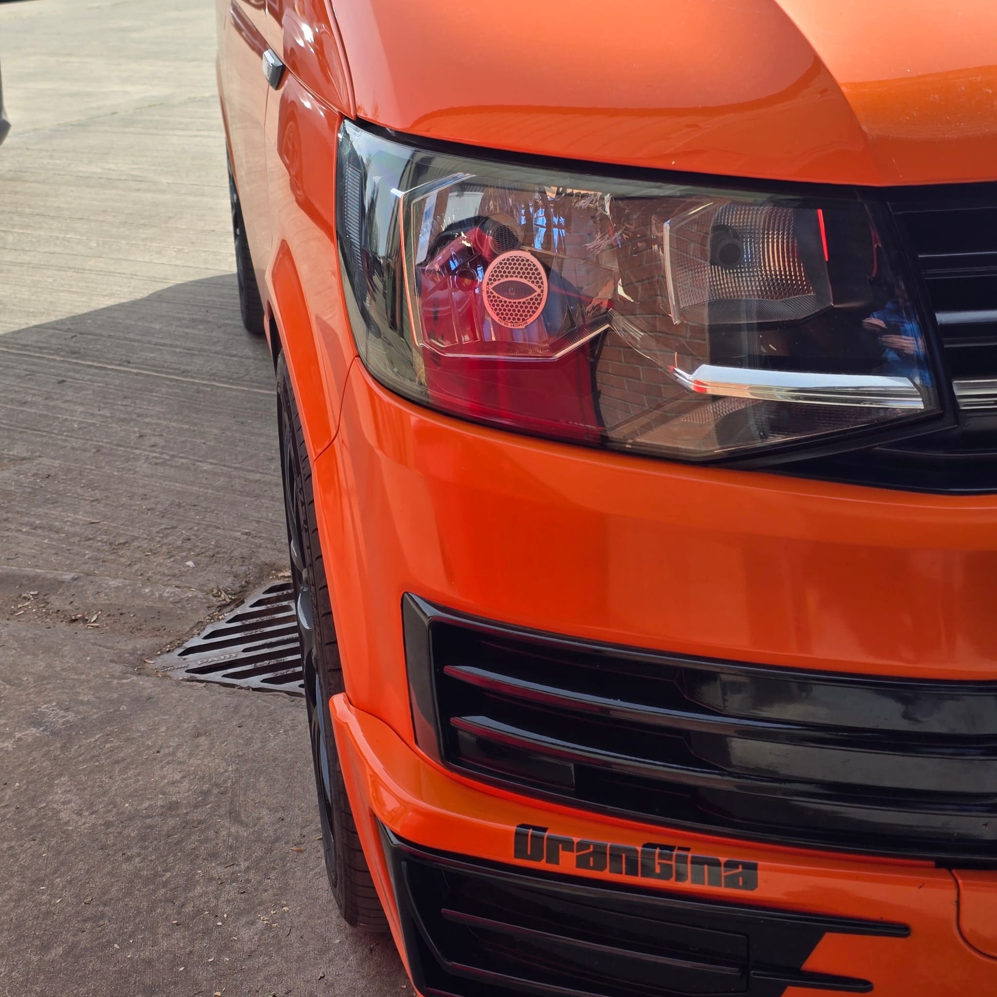 Wiring repair area on VW Transporter T6 after restoring the neutral position sensor signal