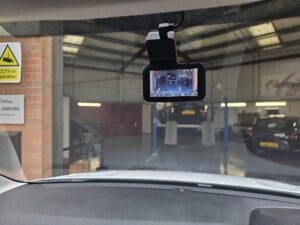 car camera recording driving dash cam fitted halfords isnt great coventry
