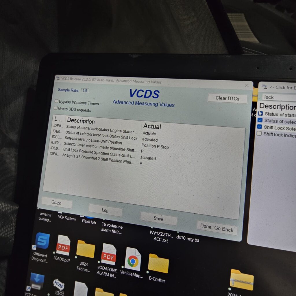 vw-t6-dsg-selector-repair-leicester-center-console-access