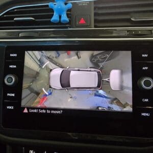 VW Tiguan reversing camera retrofit display