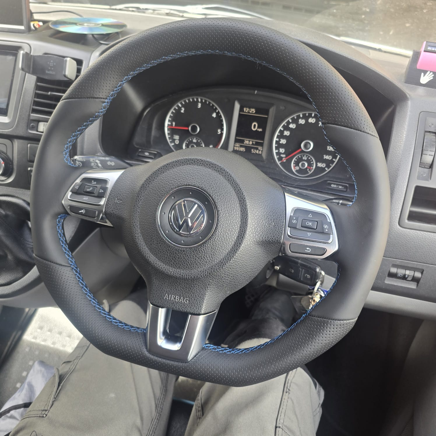 vw-t5.1-pioneer-stereo-install-golf-steering-wheel-retrofit