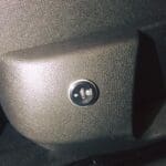 OEM heated seat switch with adjustable temperature settings in SEAT Leon