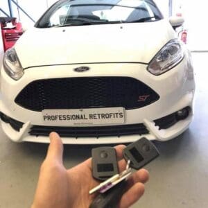 Vehicle immobiliser installation demonstration at Midlands workshop