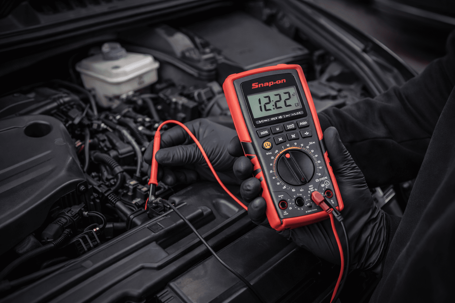 Automotive diagnostics using digital multimeter – OEM vehicle retrofits Midlands workshop