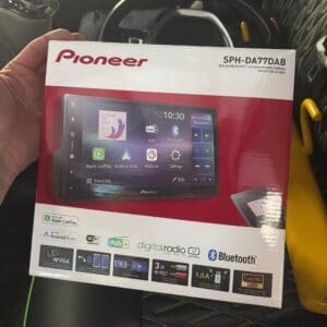 Pioneer aftermarket car stereo multimedia head unit