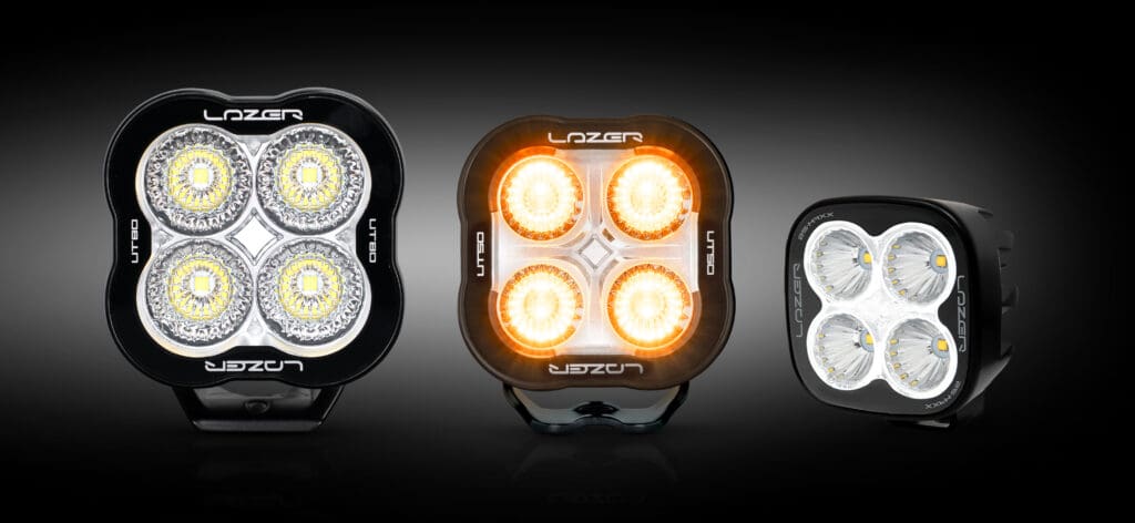 Lazer Utility Series LED work light installed on commercial vehicle