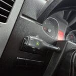 Fiat Ducato vehicle with cruise control retrofit installation during cruise control upgrade